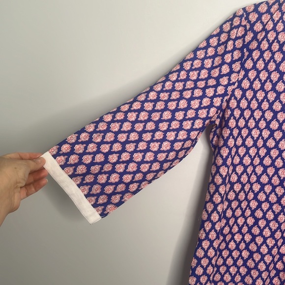 J Crew floral Paisley print poplin Tunic. NWOT - Picture 4 of 7